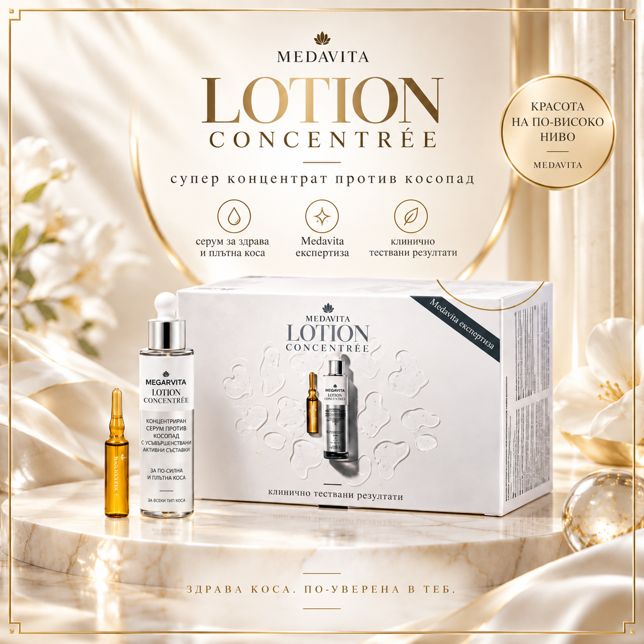 Medavita Lotion Conentree & Elisier serum